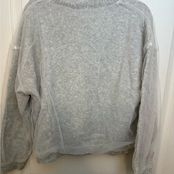 Zara Light Gray Women's Cardigan - Picture 4 of 4